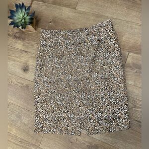 J.Crew Leopard Pencil Skirt size 6